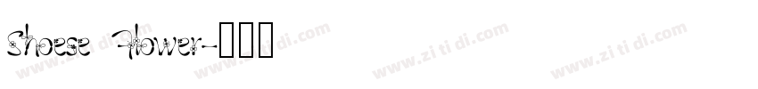 Shoese Flower字体转换